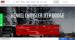 Desktop Screenshot of henkelchryslerjeepdodge.com